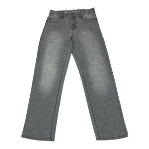 Children's Place Boys 8 Gray Wash Stretch‎ Straight Leg Jeans Adjustable Waist